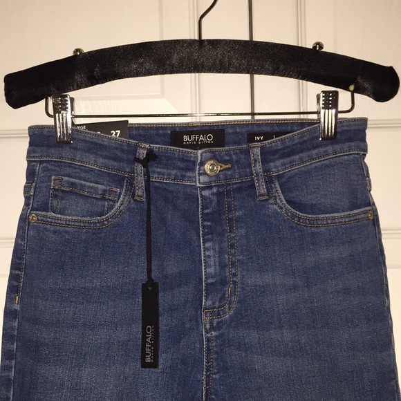 Buffalo David Bitton Ivy Hi Rise Skinny Ladies Blue Jeans Size 27 - Picture 2 of 12
